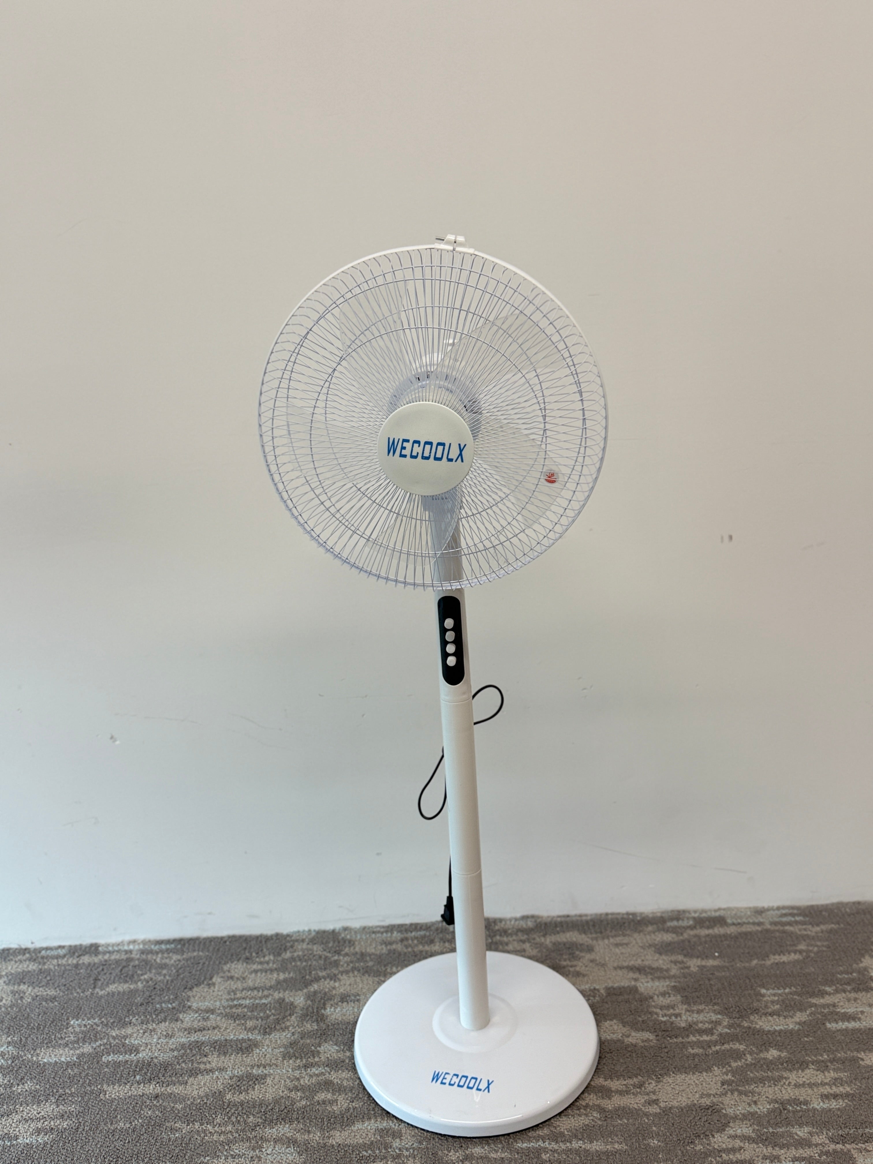 WECOOLX Oscillating Fan with Remote Control, 7200mAh Rechargeable Battery Operated Travel for Camping