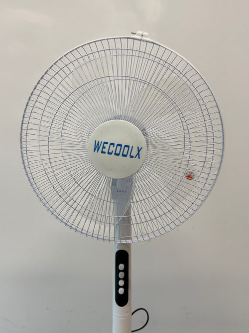 WECOOLX Oscillating Fan with Remote Control, 7200mAh Rechargeable Battery Operated Travel for Camping