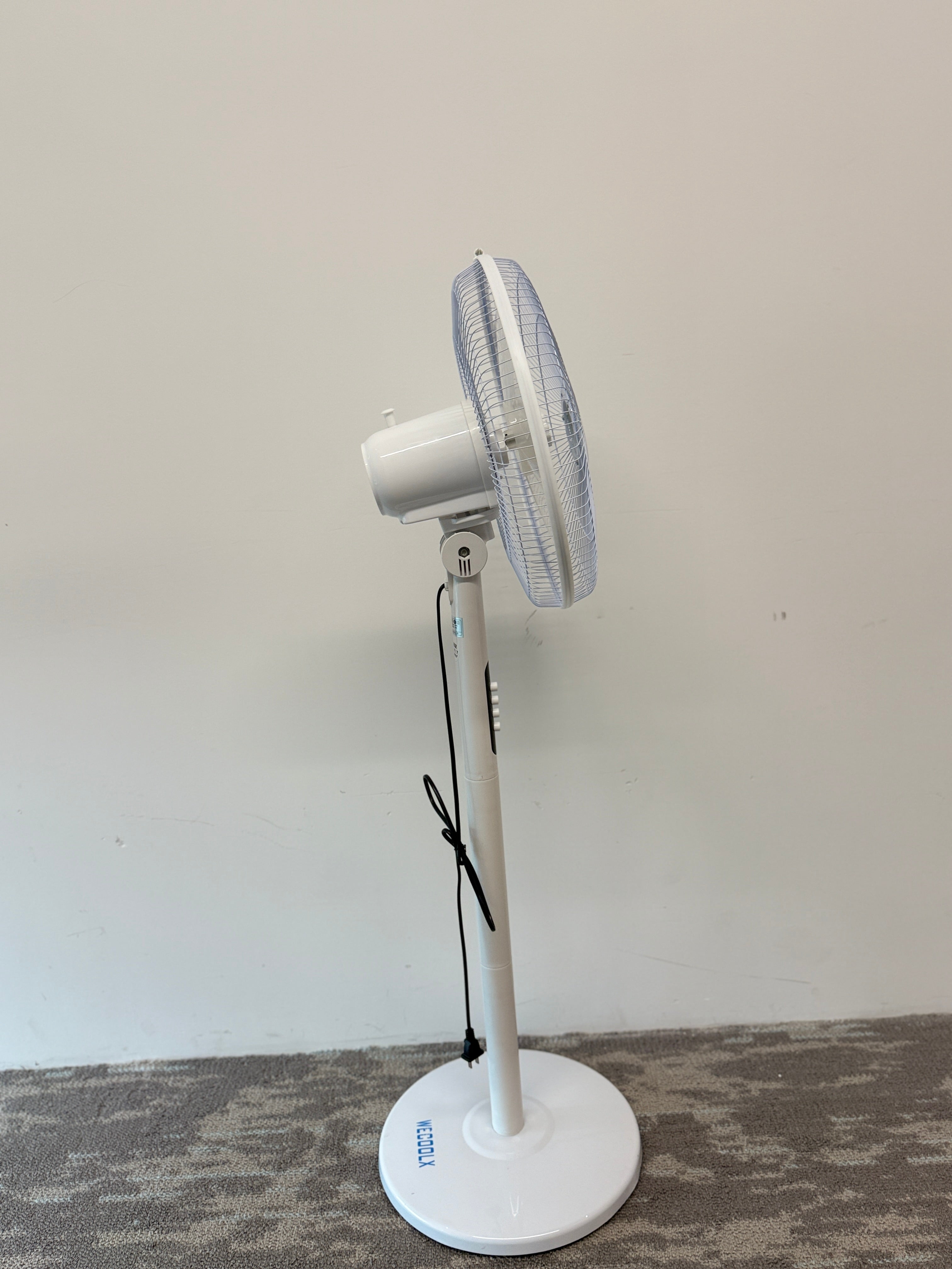 WECOOLX Oscillating Fan with Remote Control, 7200mAh Rechargeable Battery Operated Travel for Camping