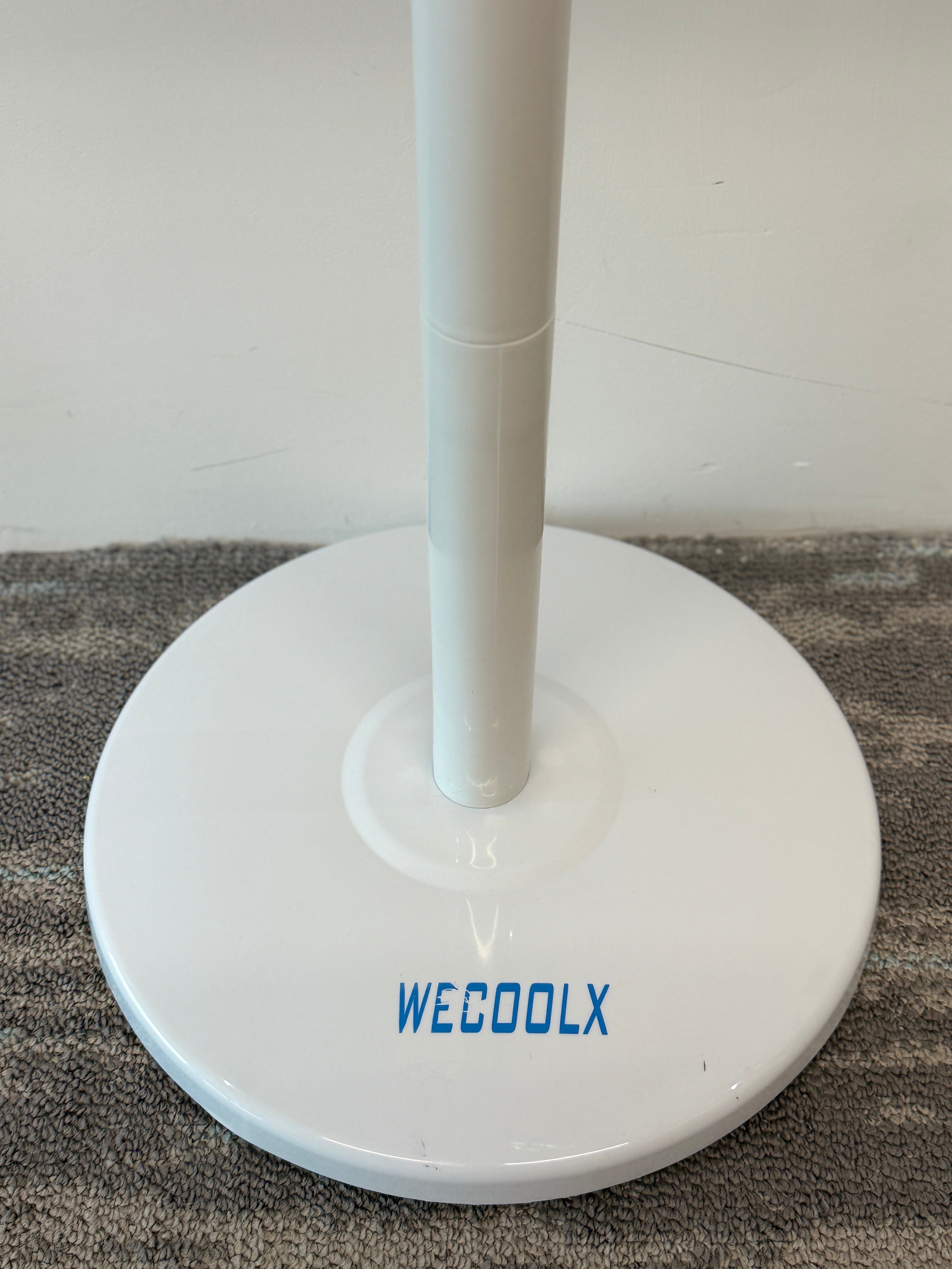 WECOOLX Oscillating Fan with Remote Control, 7200mAh Rechargeable Battery Operated Travel for Camping